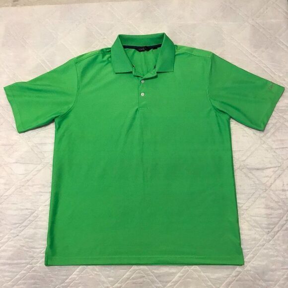 Walter Hagen‎ Essentials lime green Golf shirt Large - Picture 1 of 4
